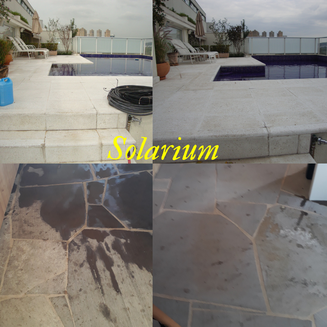 Limpeza de Solarium